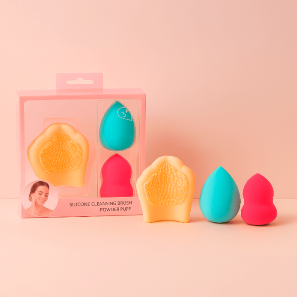 Set de Esponjas y Exfoliante Cosmética