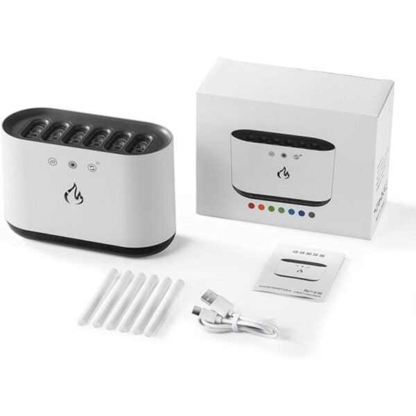 Humidificadora Flama de Fuego Multicolor