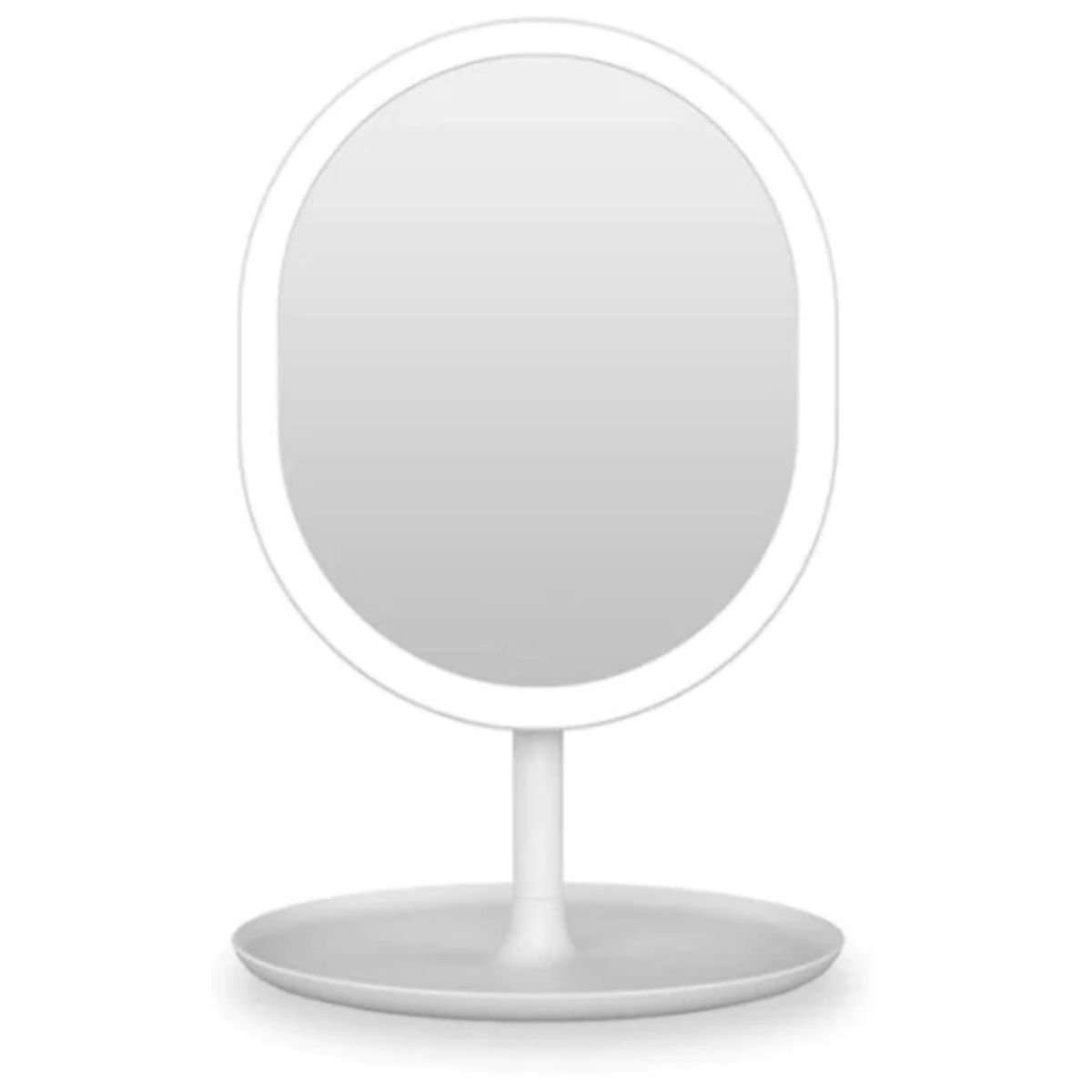 Espejo de Maquillaje Ovalado LED 360°