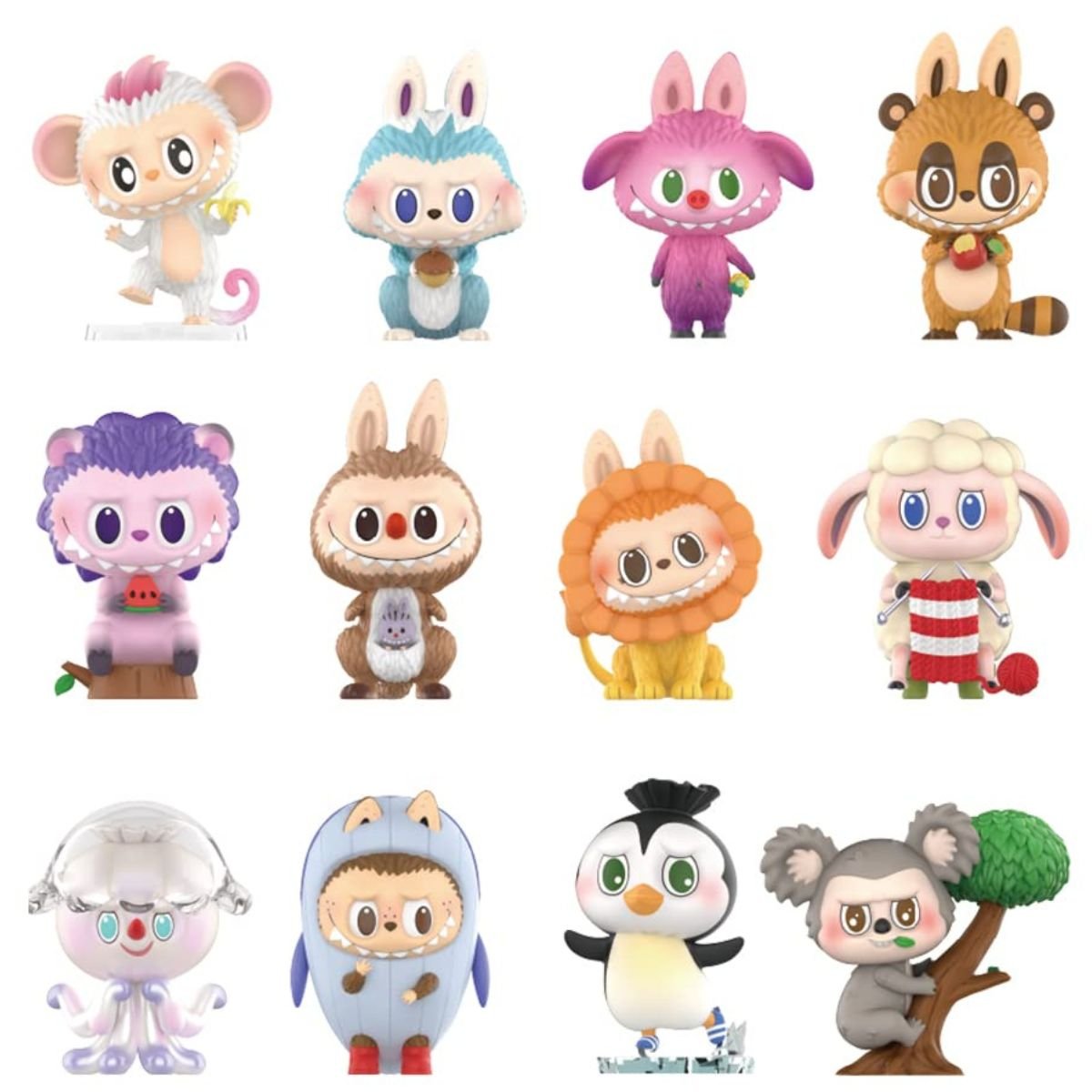 Caja Sorpresa Labubu Peluche Animales