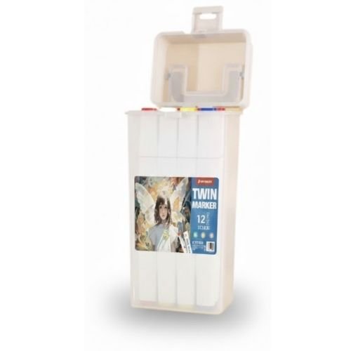 12x Marcadores de Alcohol Twin Marker