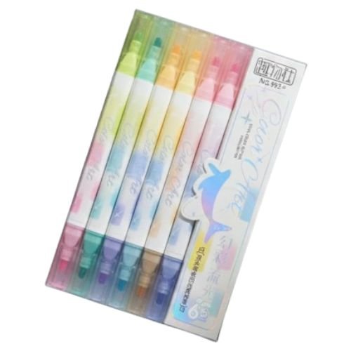 Set X6 Resaltadores Ballena Color Art